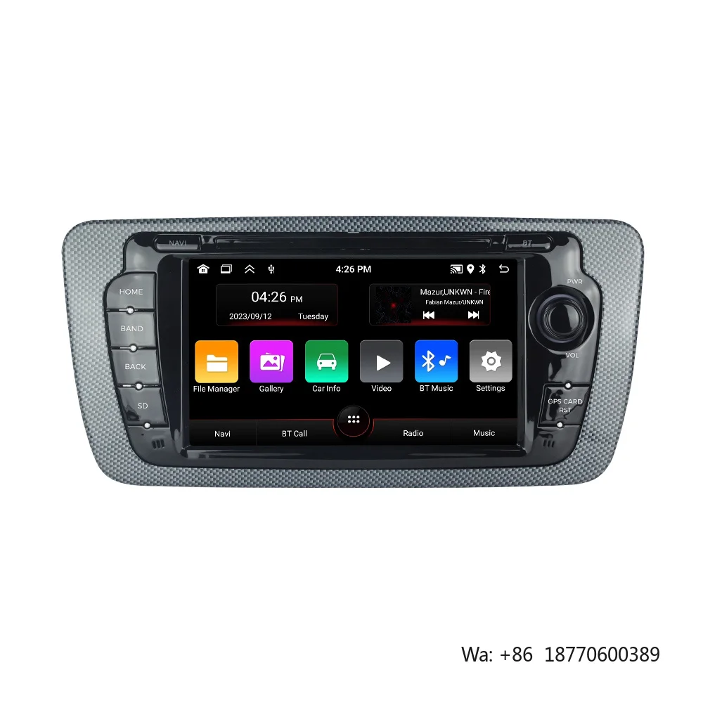 MEKEDE Android Car Multimedia Dvd Player Stereo GPS Navigation Car-play Head Unit for 7inch Seat Ibiza 6j 2009-2013