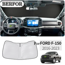 For Ford F150 F-150 2016-2023 Car Styling Nano-Insulat Windshield Sunshade Front Window Sun Shade Visor Interior Accessories