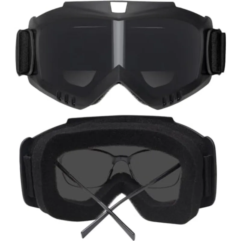 Military Tactical Full Face Helmet MICH ABS - Detachable Goggles & NVG Bracket for Riot Airsoft CS Outdoor Wargame Protective Ge