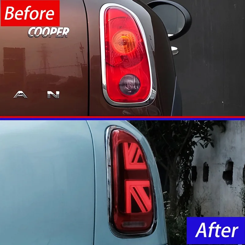 Plug and Play For Mini Countryman R60 2011-2016 Upgrade Auto LED Dynamic Taillight Assembly Car Accessories Tool Brake Light