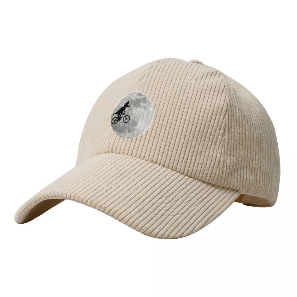 Dinosaur On The Moon Unisex Corduroy Baseball Cap