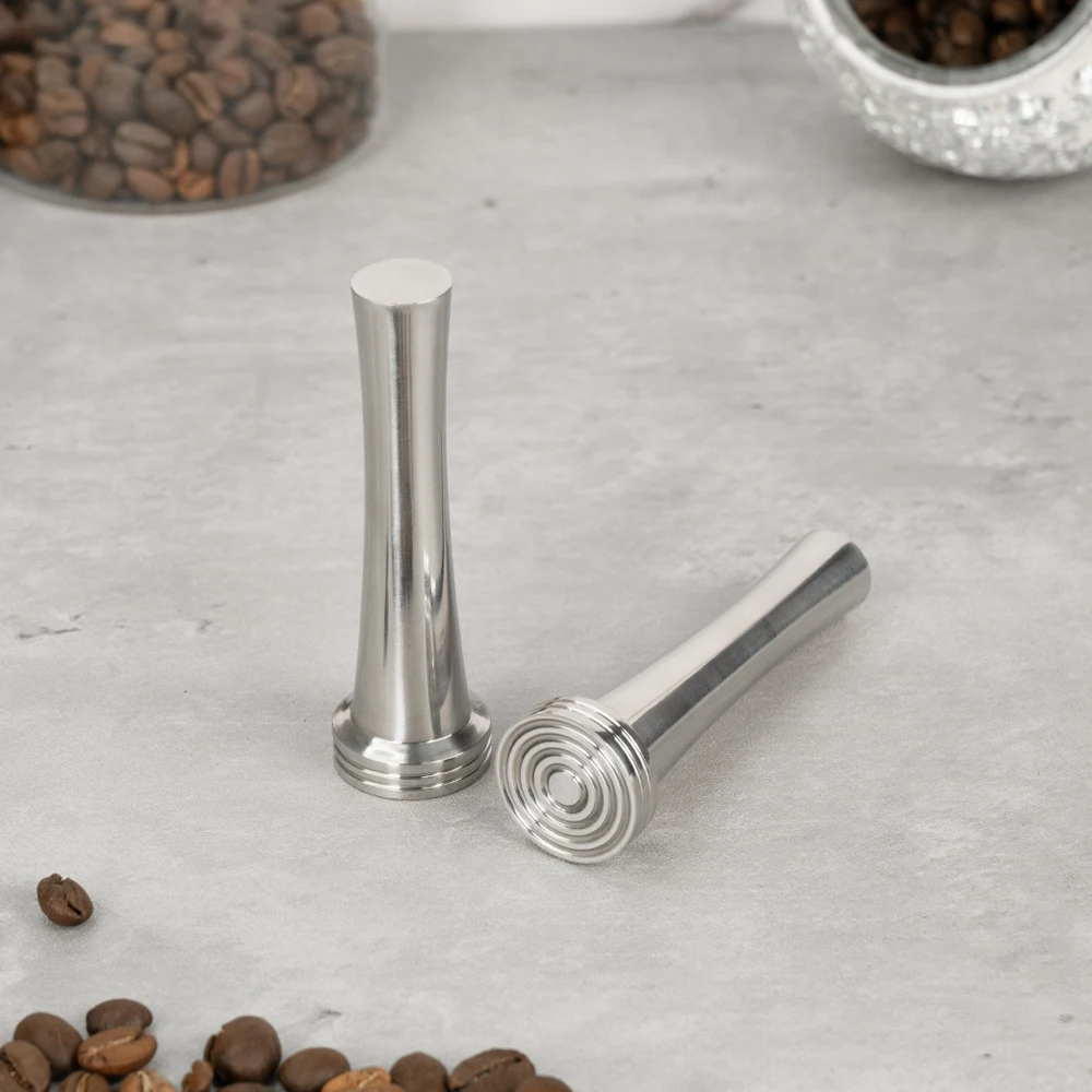 Kaffee Tamper Kaffeemaschine Werkzeug Tamper Edelstahl Tamper Füllkapsel Werkzeug Solide Tampers Für Kaffeekapsel
