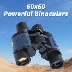 60x60 Binoculars Blue BAK4 Prism High Quality Suitable for Safari Camping Trips