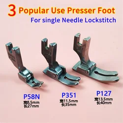 P58N P351 P127 Standard Foot For Industrial 1-needle Lockstitch Sewing Machine JUKI BROTHER CONSEW SINGER Sewing Accessories