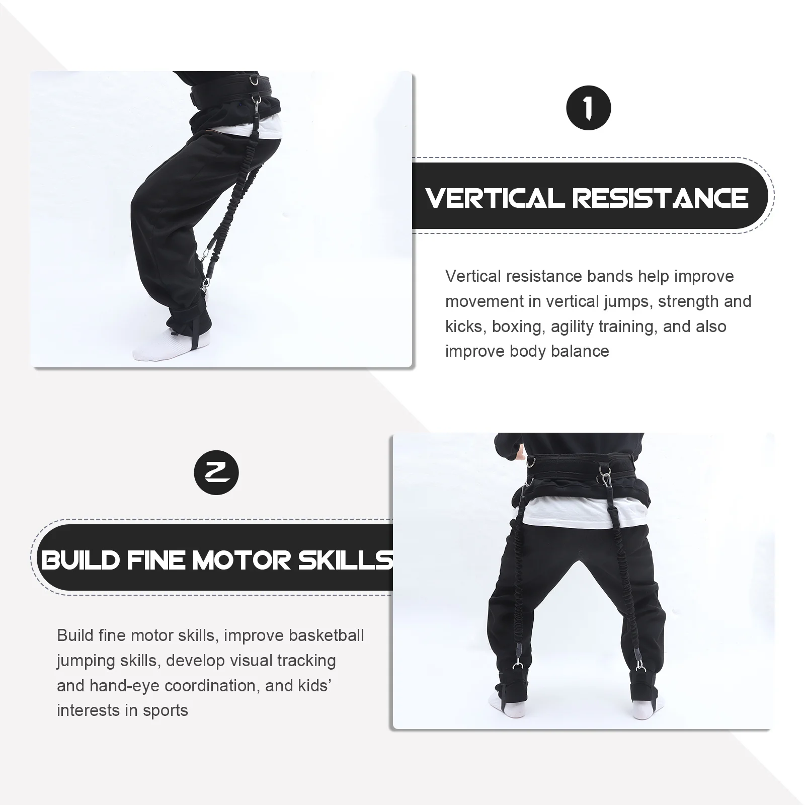 

Basketball Jumping Trainer Premium Material Vertical Resistance Bands Improve Jump Strength Kids Sports Equipment
