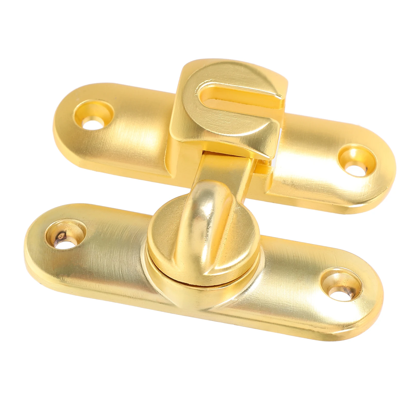 

Door Latch Zinc Alloy Security Bolt for Bedroom Furniture Wardrobe Lock Gold Color Anti Theft Sliding Door Hardware