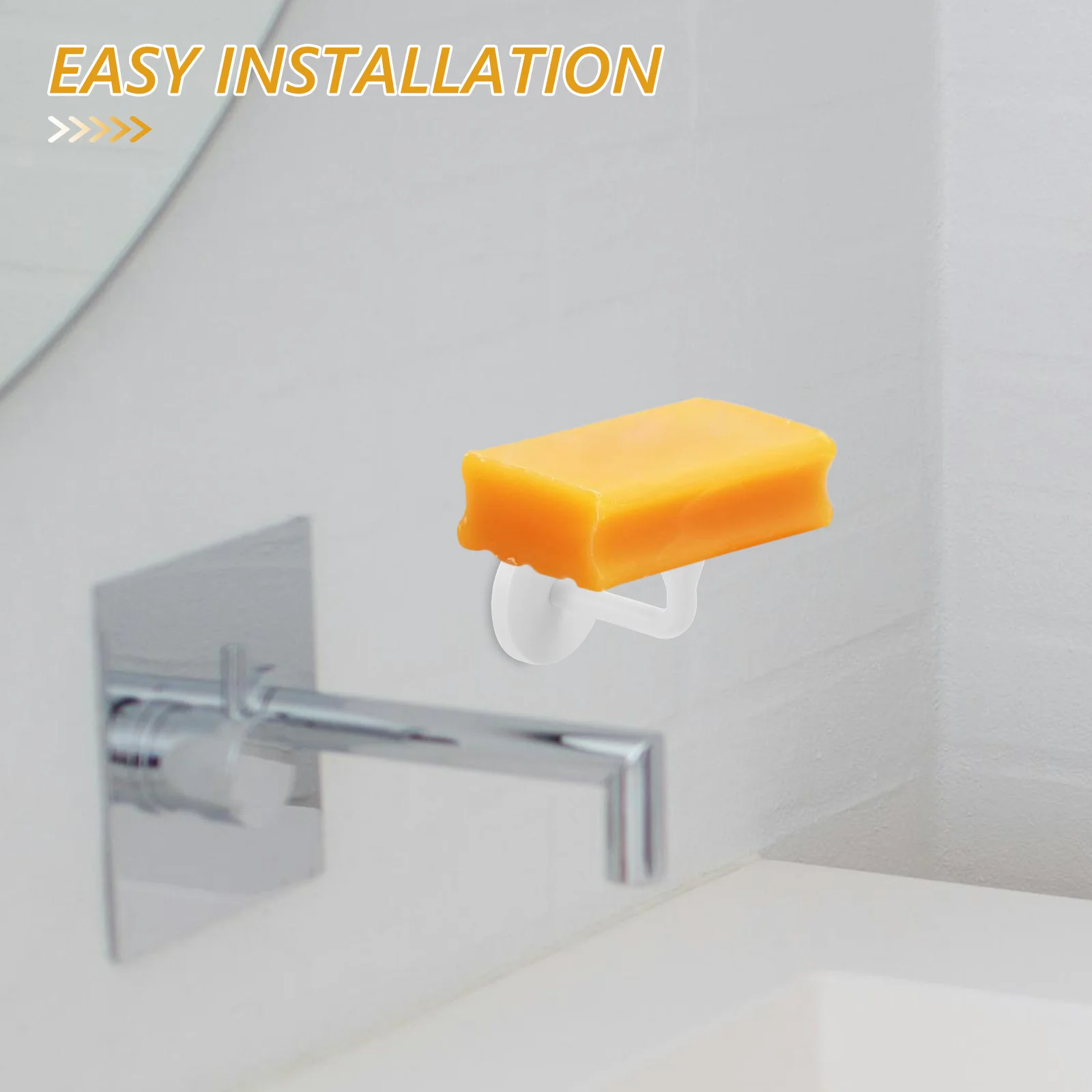 Magnetic Soap Holder Kitchen Wall Mount for Bathroom Home Accessories Suction Shower Sucker Can Move