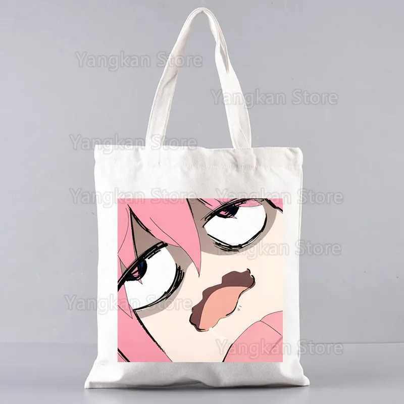 Bocchi The Rock Shopper Bag Print Canvas Tote Bag Handbags Women Bag Harajuku Shoulder Bags