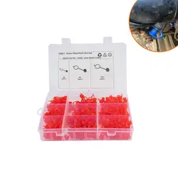 300Pcs M6 M8 M10 Dust Cover Cap Assortment Kits Waterproof Grease Nipple Cap Fitting For Motorcycle Truck Industrial Machinery