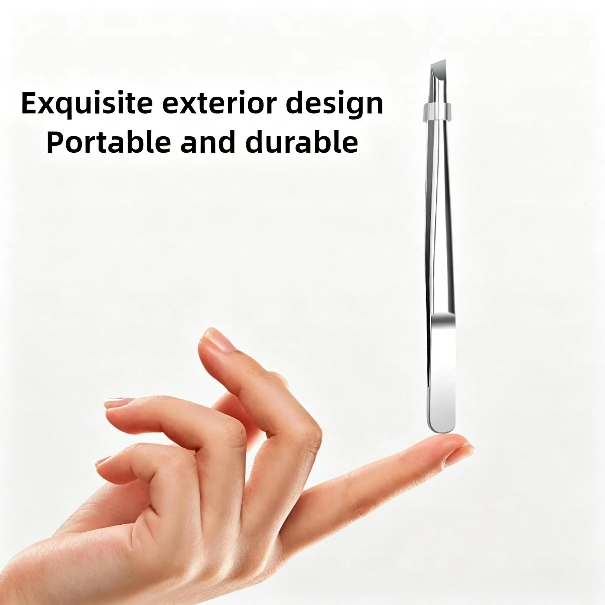 High-Quality Stainless Steel Tweezers for Eyebrows and Beard | Multi-Functional Tool for Grooming and Facial Care