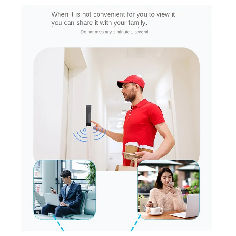 Беспроводной видеодомофон Tuya, Wi-Fi HD, уличный телефон, дверной звонок, камера, поддержка видеодомофона безопасности