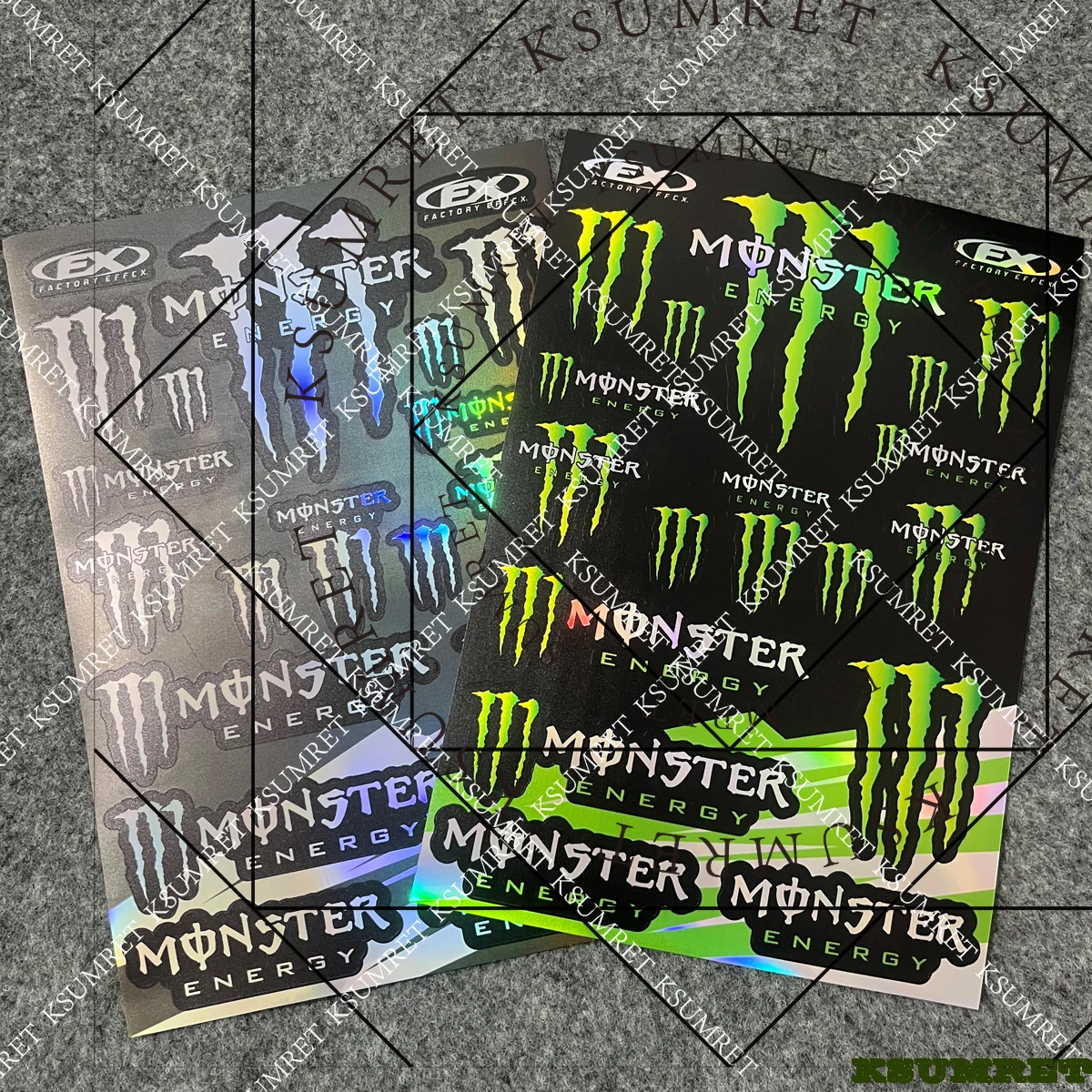 

Laser For Monster Energy Sticker Decal Motorcycle Sticker Kit