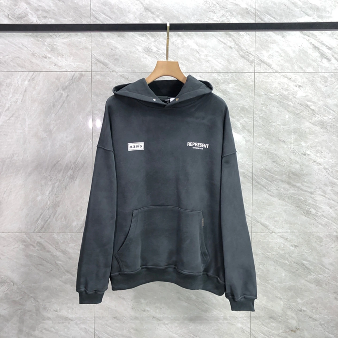 Band Collaborative Faded Waed Hoodie Sweatirt Letter Fong Print Long Sve Cotton Warmth ex Hooded Jaet