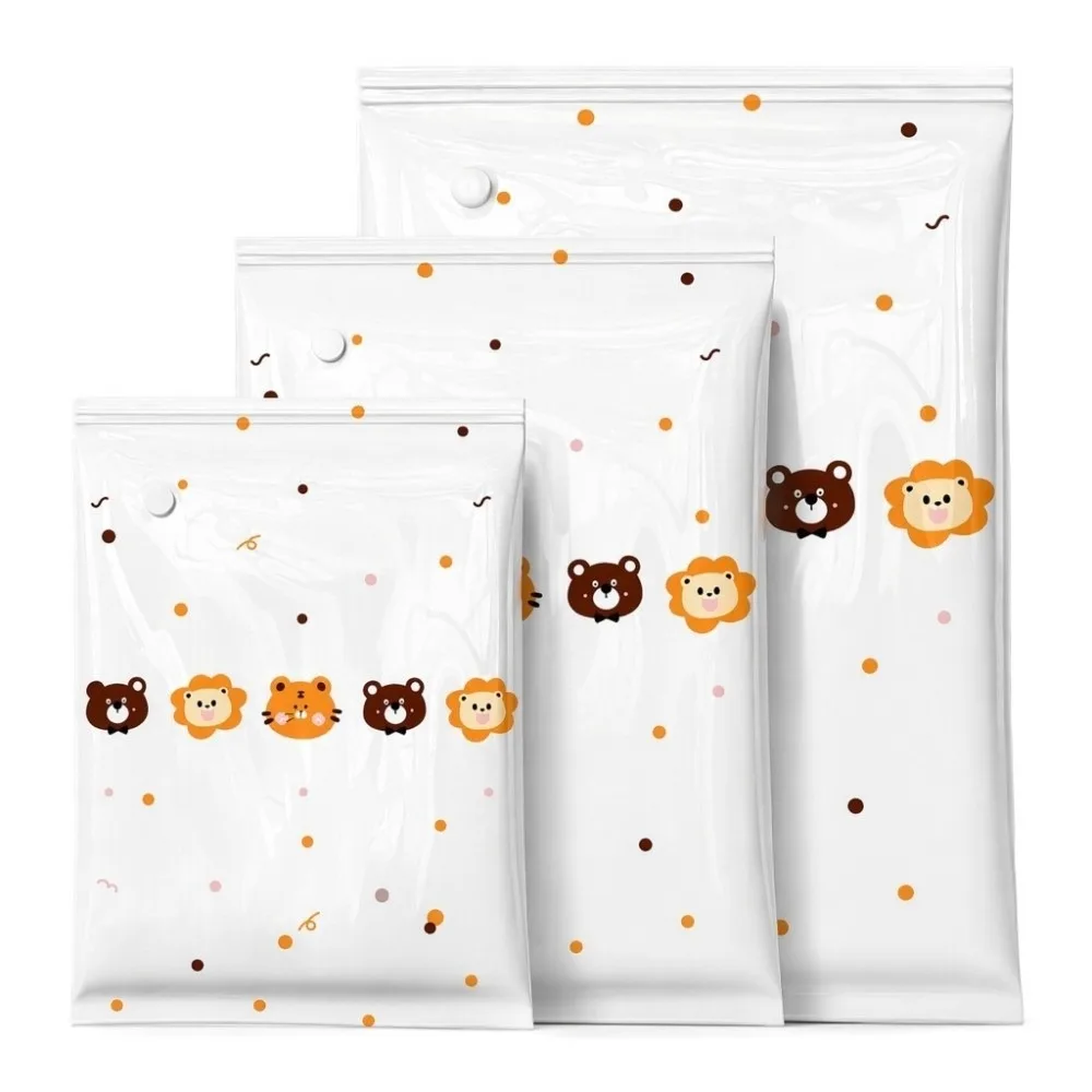Thickened Vacuum Storage Bags Heavy Duty Space Saving Clothing Organizer Bag Reusable Cube Compression Bags Seasonal Storage
