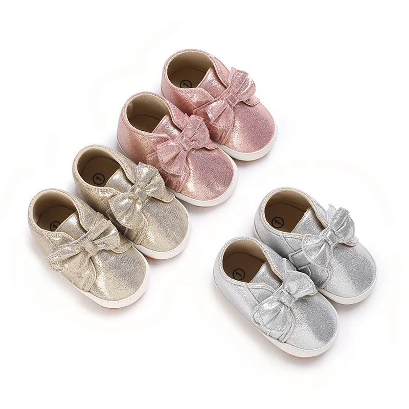 

Spring Handmade Soft Soled Walking Shoes For Baby Girls Aged 6-18 Months Made Of Genuine Leather Breathable And Non Slip