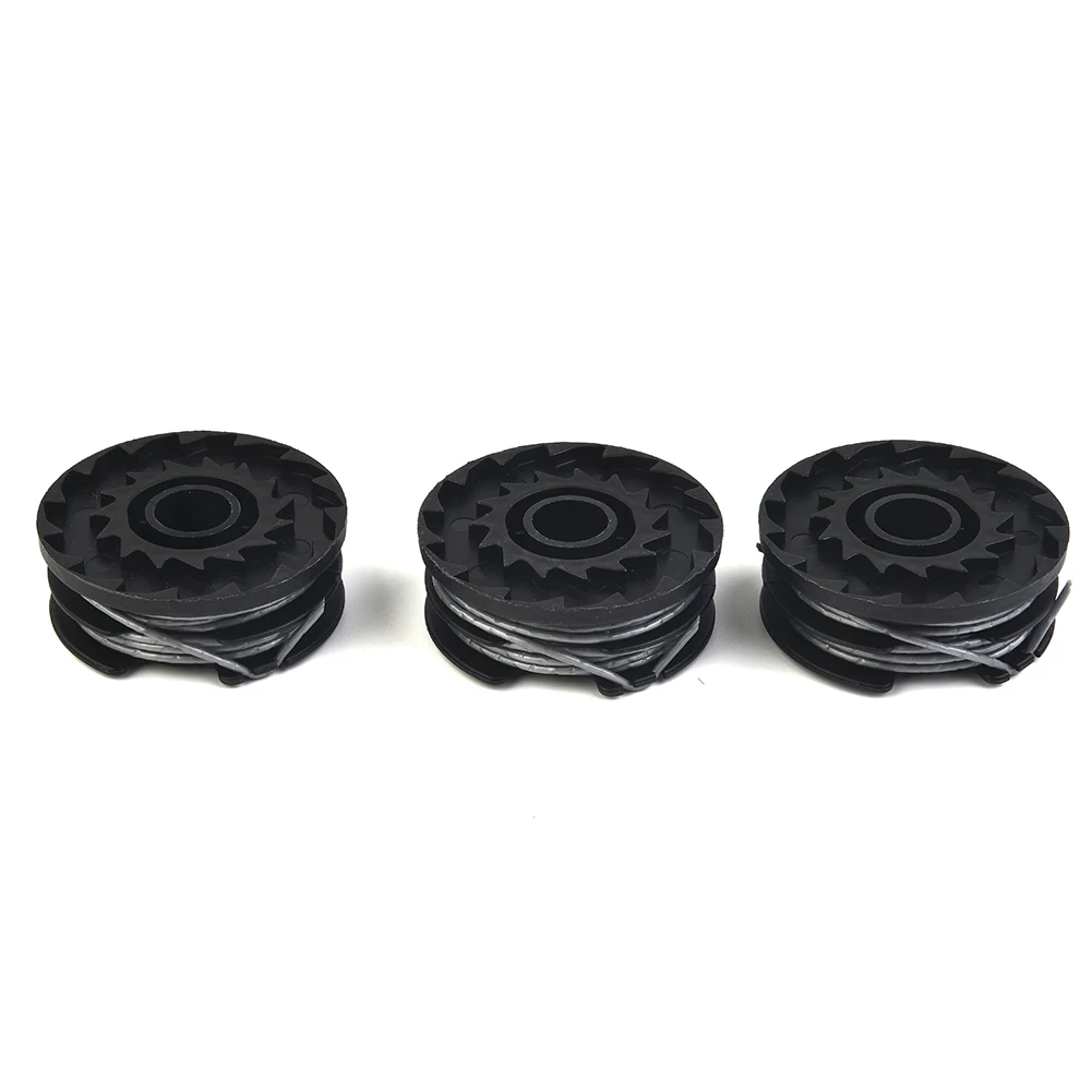 3 Pack Replacement Lines For For Bosch Trimmers Features Eighteen Meter Long Wound Lines with a Diameter of 1 6mm Each