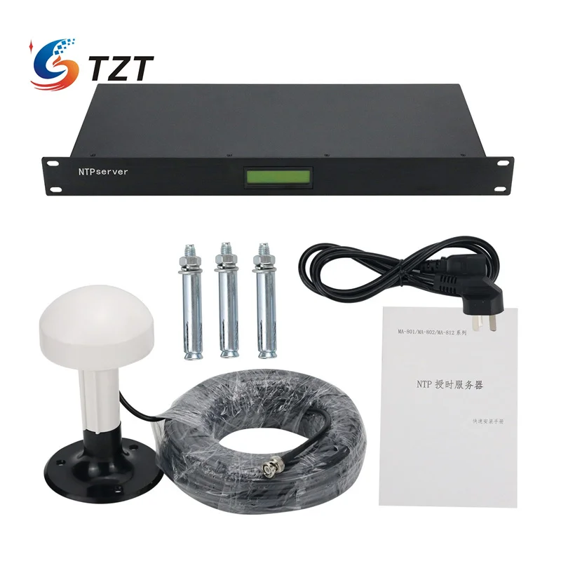 

TZT MA-802/G Network Timer Server NTP Timer Server with 30m Antenna Support for GPS Timing