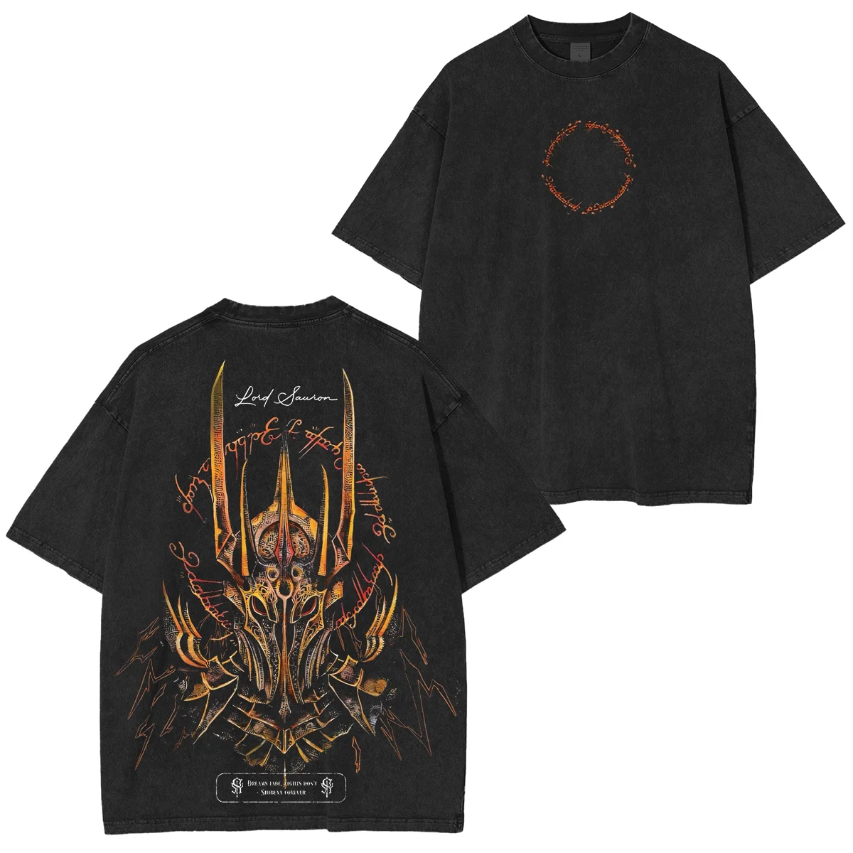 The Lord VintageT-Shirt Men Women Oversized Streetwear Cotton Short Sleeve Harajuku Casual Loose Soft Tee Female Male Clothing