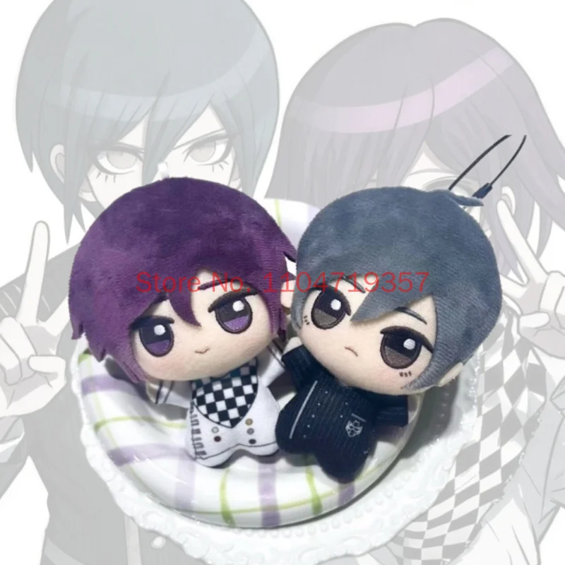 Danganronpa Kokichi Oma Shuichi Saihara 10cm Cotton Doll Keychain Anime Character Plush Pendant Anime Model Toy Collection Gift