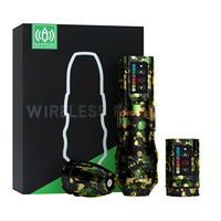 DM EXO Wireless Tattoo Machine 4.0 Stroke 2400mAh Battery Large Capacity Lithium Battery Strong Coreless Motor For Tattoo Artist