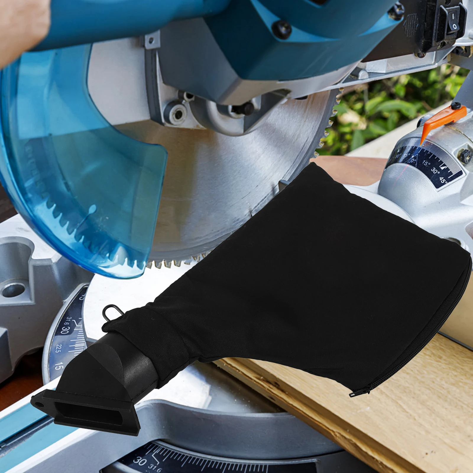 

1 Set Universal Cutting Machine Dust Bag Large Capacity Zip Cleaner For Miter Saw Belt Sander Edge Planer Dust Collection