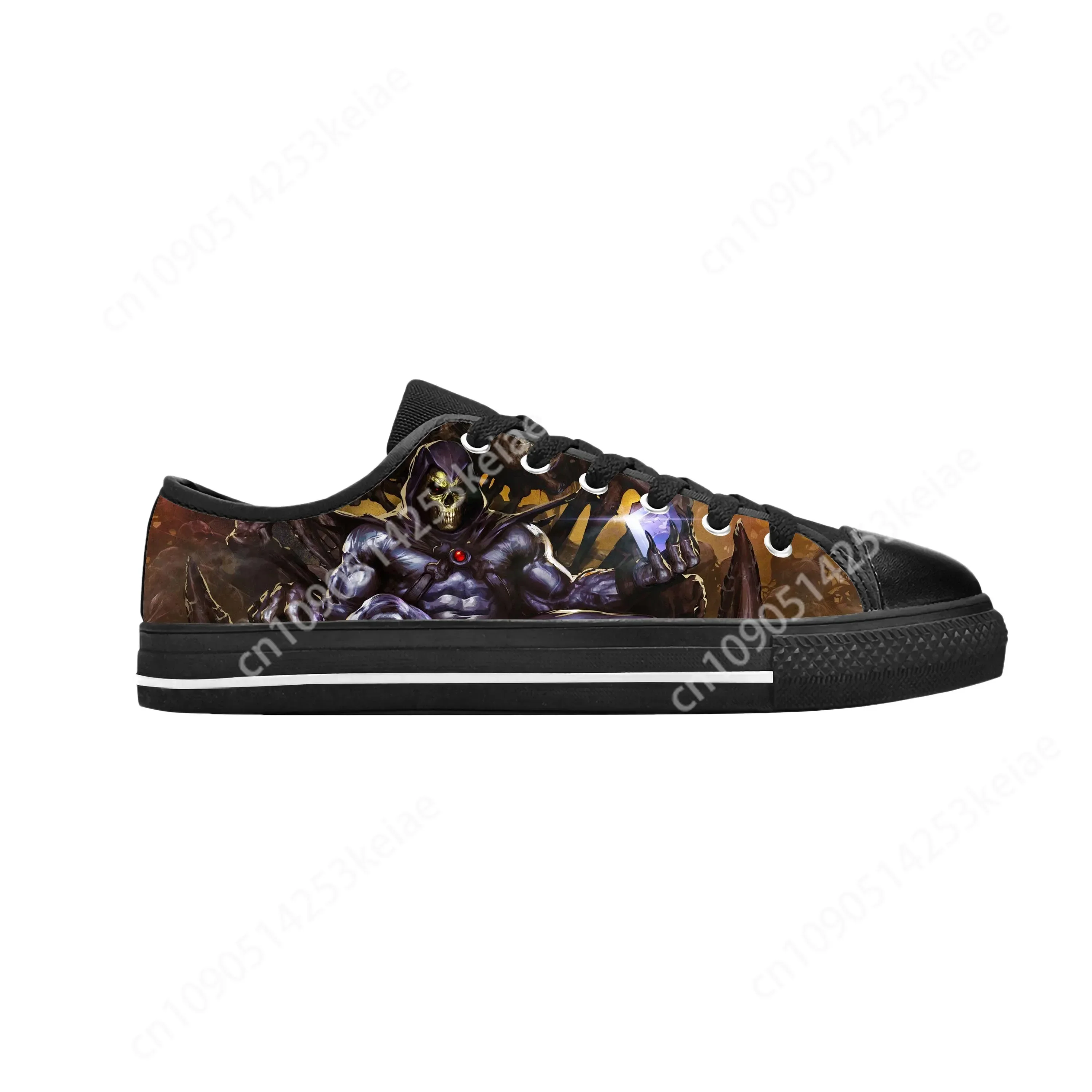 Hot He-Man He Man Masters Of The Universe Skeletor Casual Cloth Shoes Low Top Comfortable Breathable Custom Men Women Sneakers