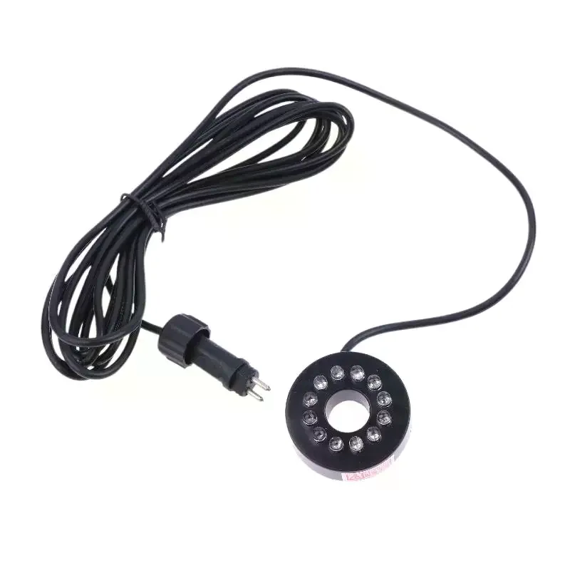 حديقة إضاءة مقاومة للماء مصباح الحرفية لتقوم بها بنفسك اكسسوارات 12 فولت تحت الماء 12-LED ضوء حلقة لمضخات نافورة غاطسة بركة #5