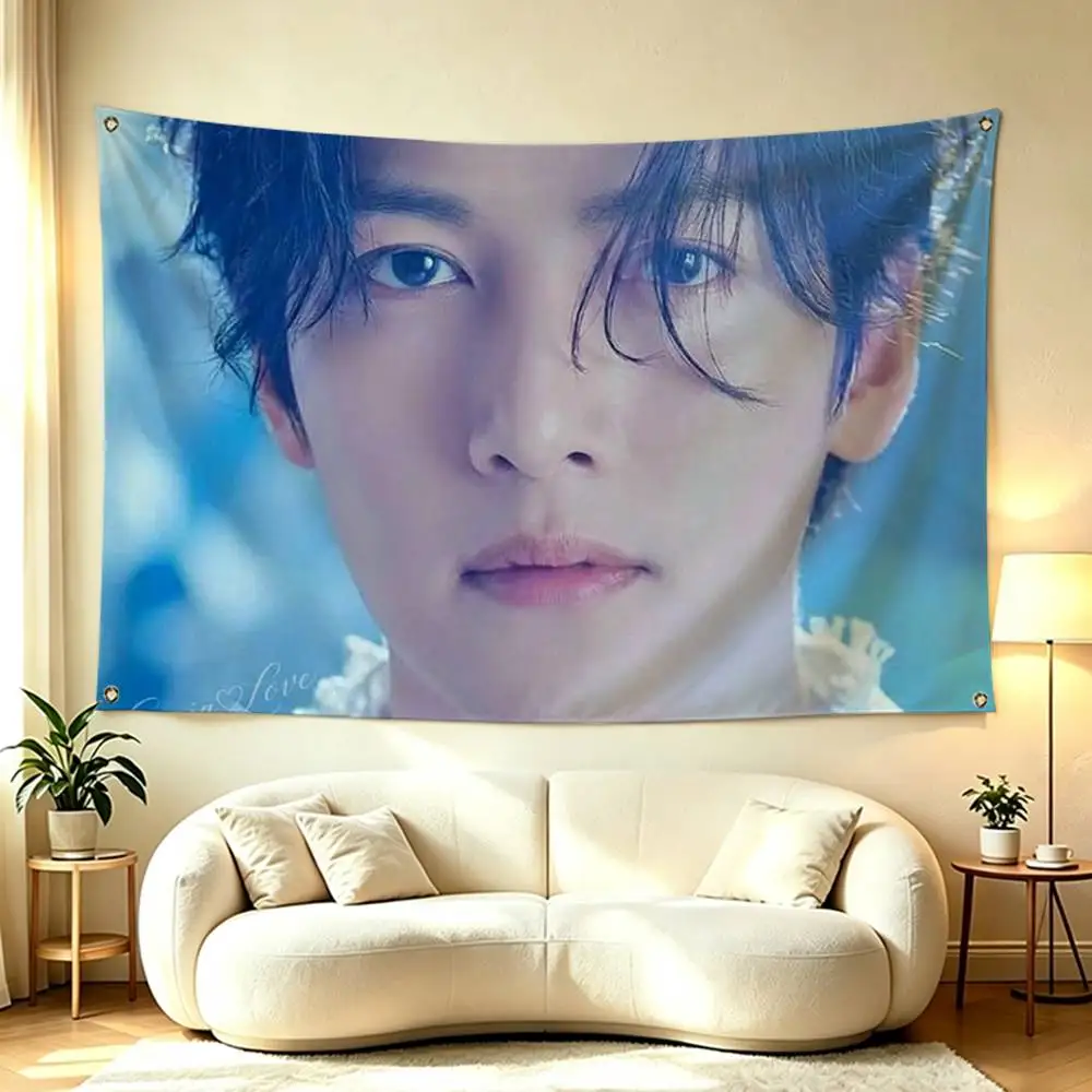 Actor Ji cool Chang-wook Flags for Bedrooms Home Decor Items Outdoor Decors Garage Decoration Flaga