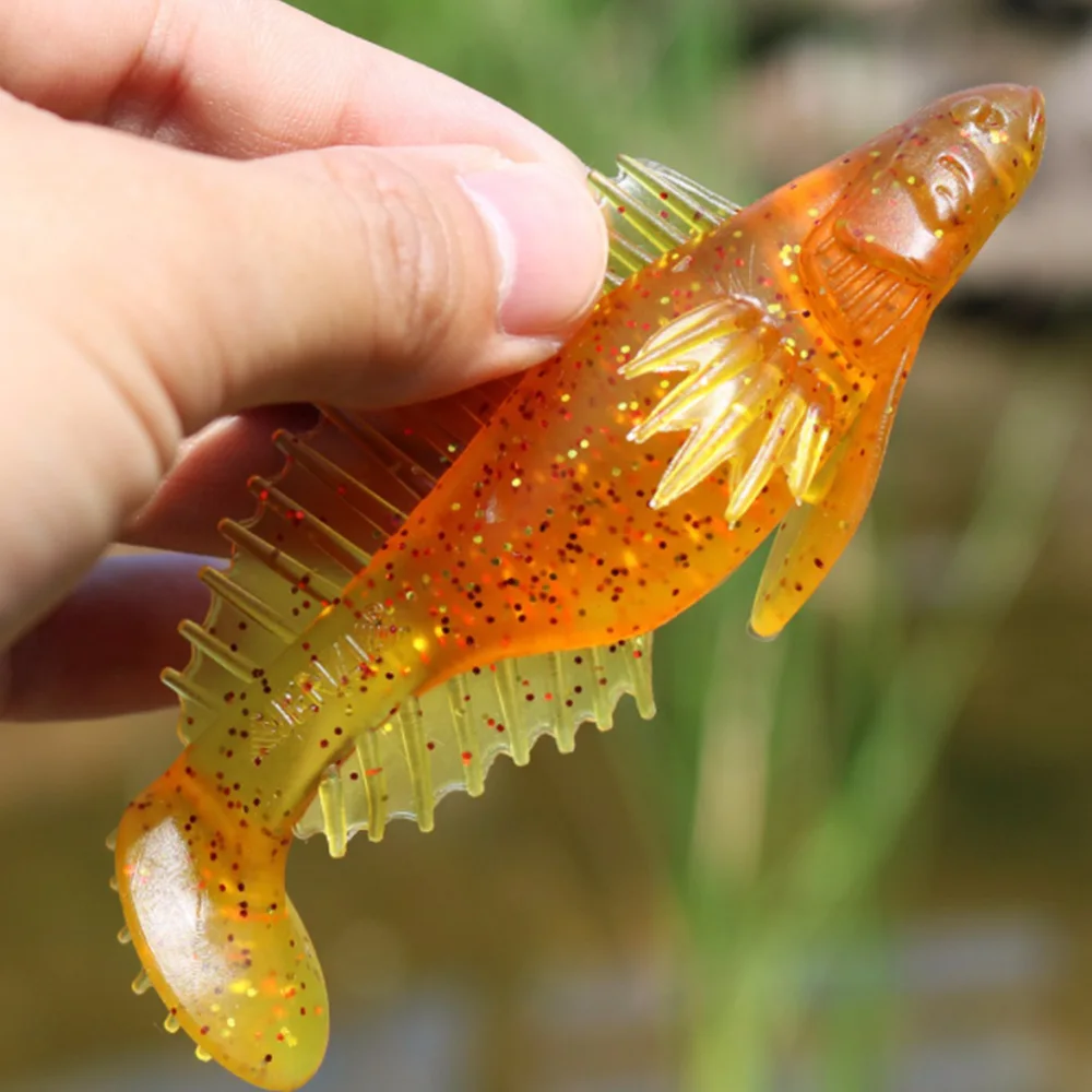 淡水釣り用ソフトベイト,パーチフィッシングルアー,パイク,パイク,ザンダー,海,ぐらつき,11cm, 20g, 4個