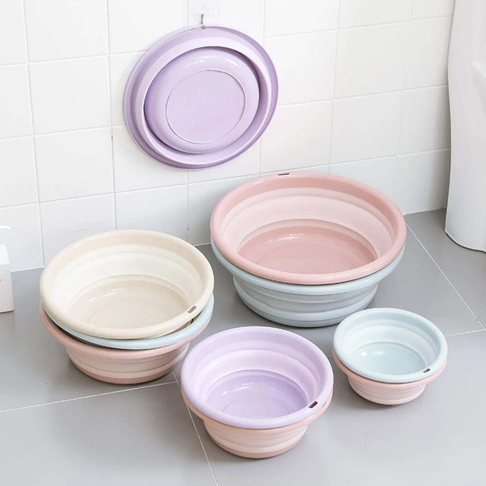 

Foldable Portable Bucket Collapsible Basin for Camping Fishing Car Wash Washing Water Washbasin Outdoor Folded Wash