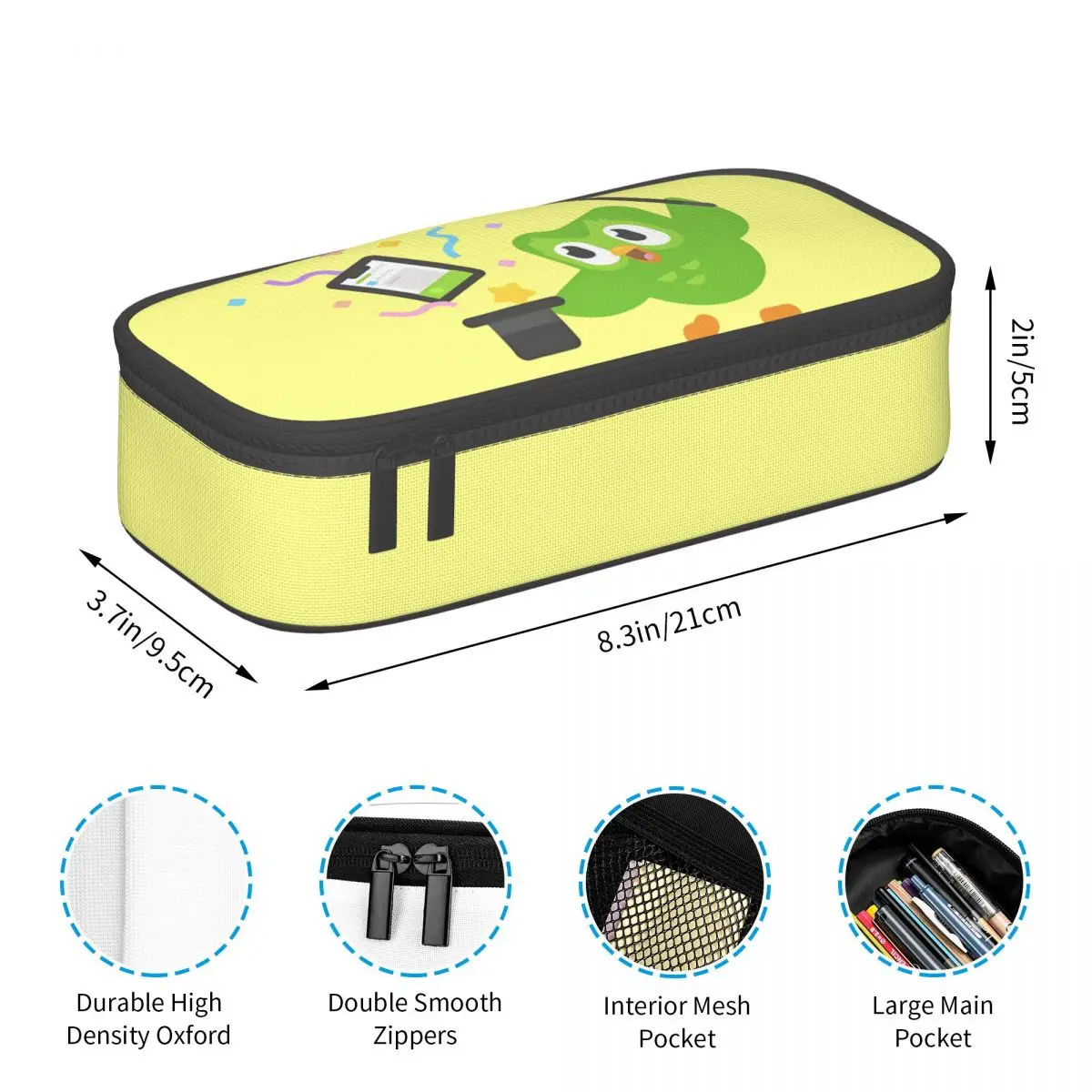 مخصص مقلمة لطيفة صبي فتاة سعة كبيرة قلم رصاص الحقيبة طالب المدرسة #5