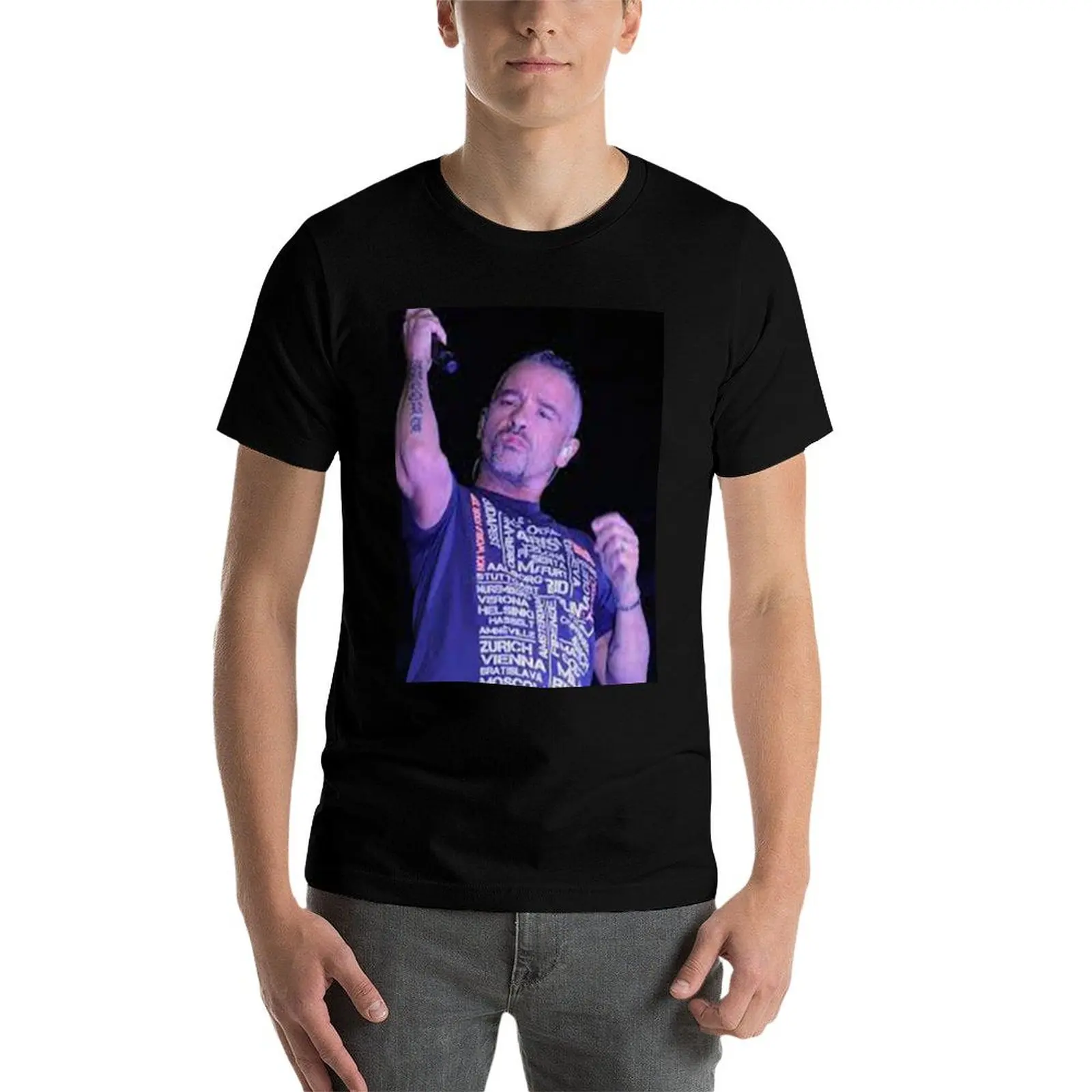إيروس رامزوتي - ألبوم تي شيرت تي شيرت مع مطبوعات تي شيرت للرجل جرافيك عتيق تي شيرت شخصي #4