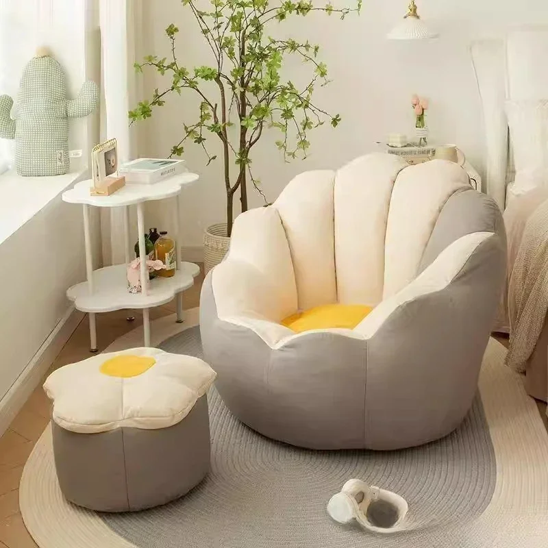 Lazy Recliner Bean Bag Sofas Living Room Sleeping Relaxing Bean Bag Sofas Modern Individual Pouf Poltrona Patio Furniture