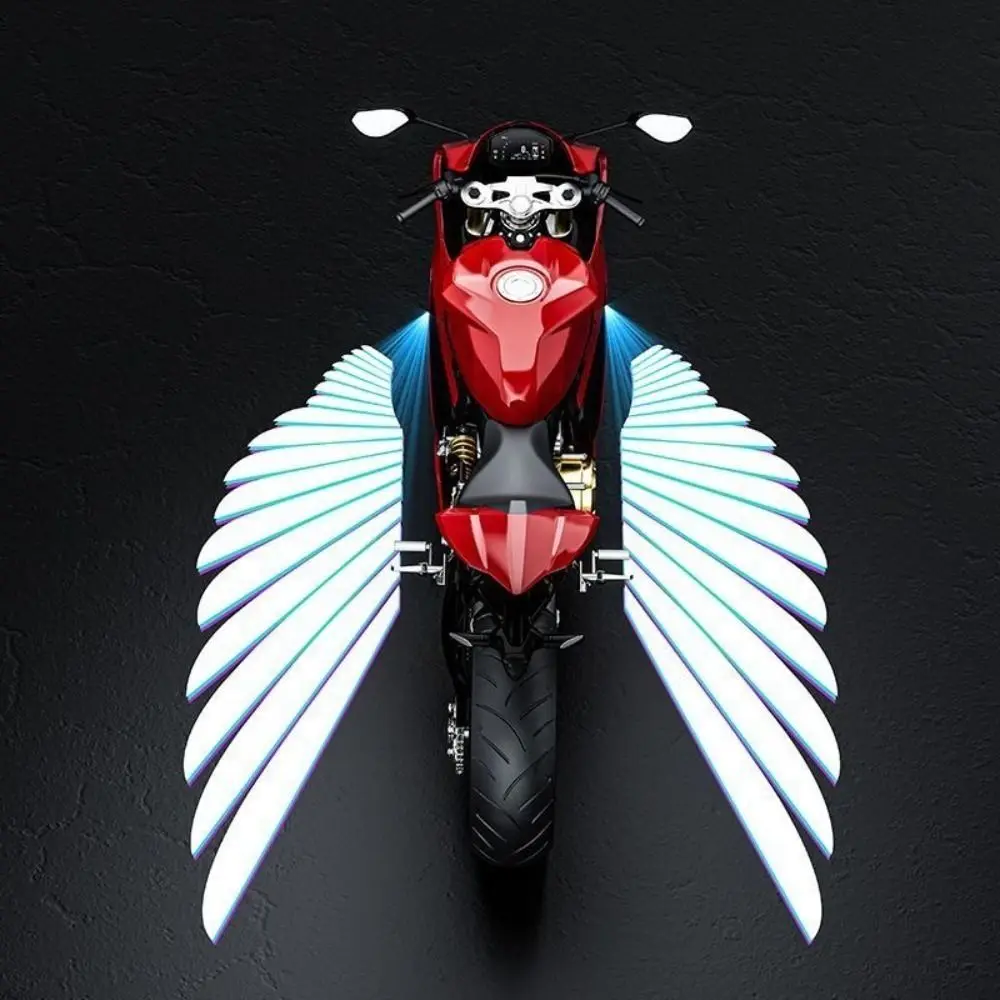 

2 Pieces Motorcycle LED Underbody Light Projector Ghost Angel Wings Light Goldwing Motorcycle Accessories
