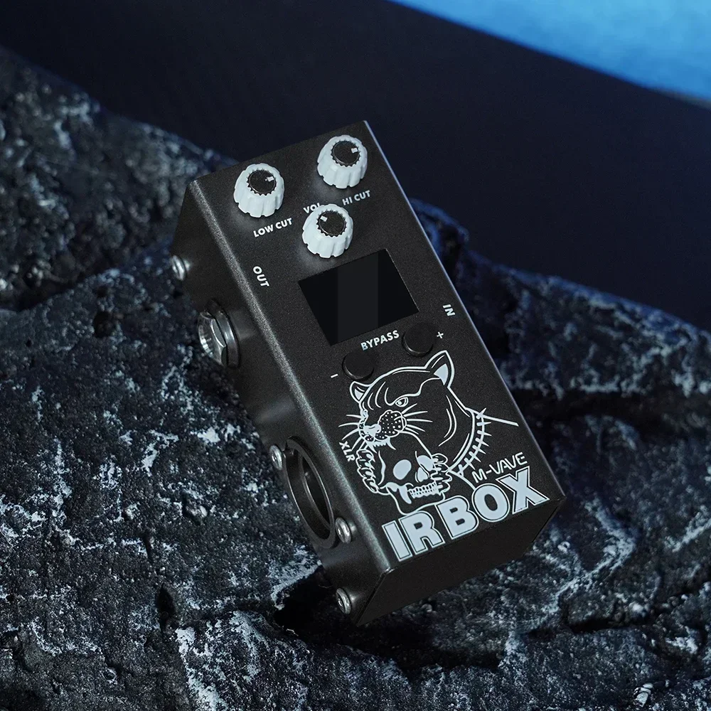 M-VAVE IR صندوق تأثير الغيتار الكهربائي دواسة الأشعة تحت الحمراء الكابينة دفعة الاستجابة خزائن المتكلم محاكاة تأثيرات الغيتار الكهربائي ملحق #5