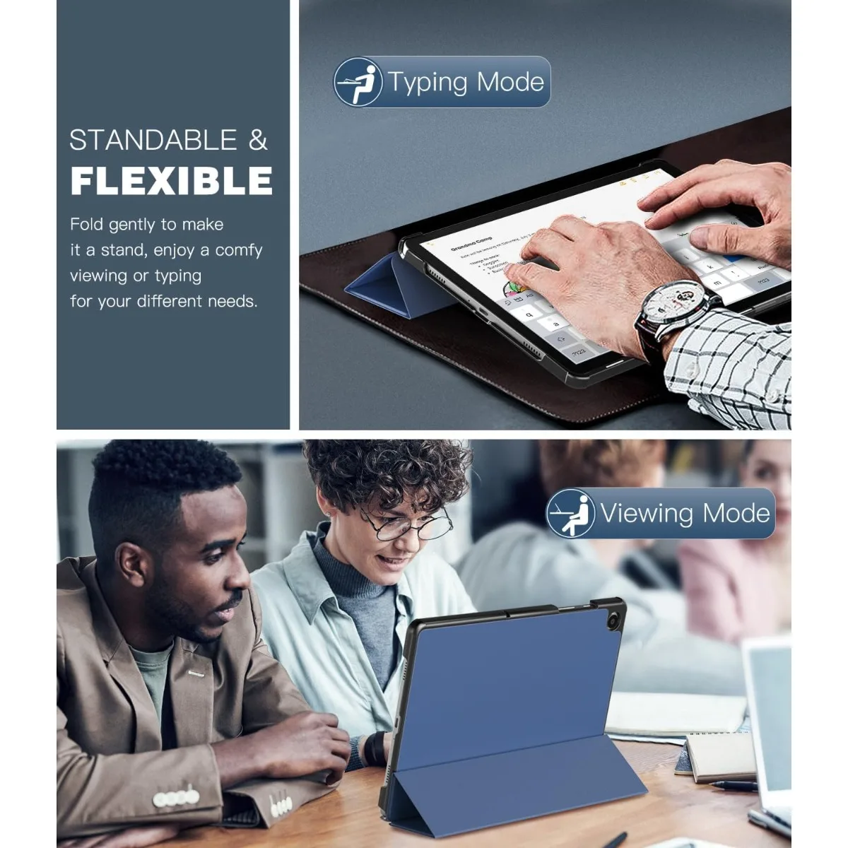 Samsung Galaxy Tab A9+/A9 Plus 11インチ 2023用ケース、スリム軽量ハードバックシェル保護カバー Galaxy Tab A9+タブレット用