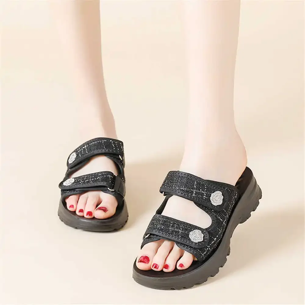 Light Weight Fabric Beach Flip Flops One New Goods Women's Shoes Sandals Sneakers Sport Latest Order Obuv Deals Style