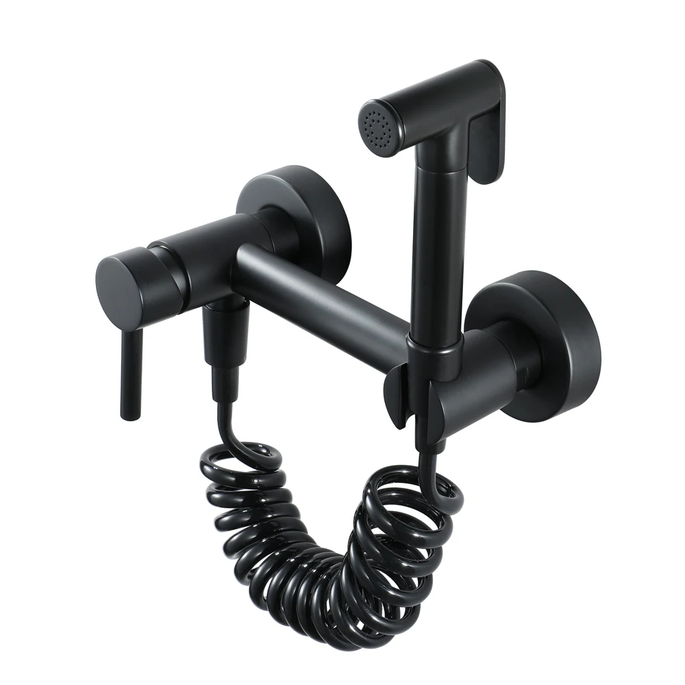 

Bathroom Muslim Toilet Bidet Brass Handheld Bidet Shattaf Spray Hot Cold Mixer Bidet