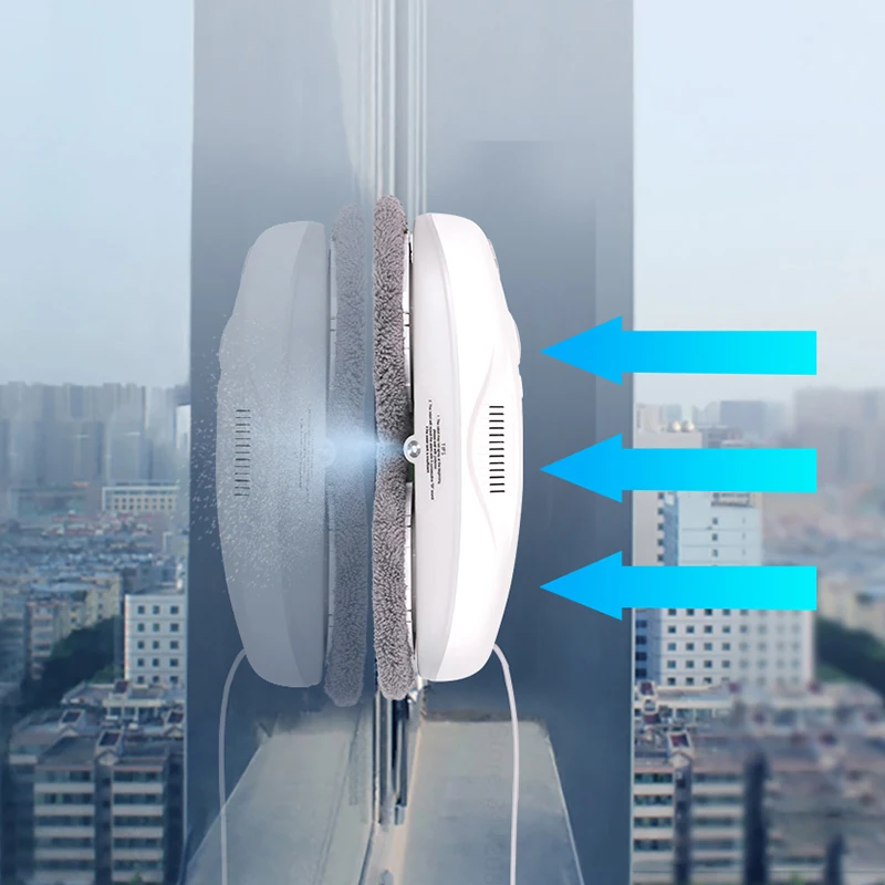 Tookfun cw1 elektrische intelligente Roboter Fenster putzer für zu Hause mit Sprüh gerät automatische Staubsauger schnelle sichere 3000pa Zyklon absaugung