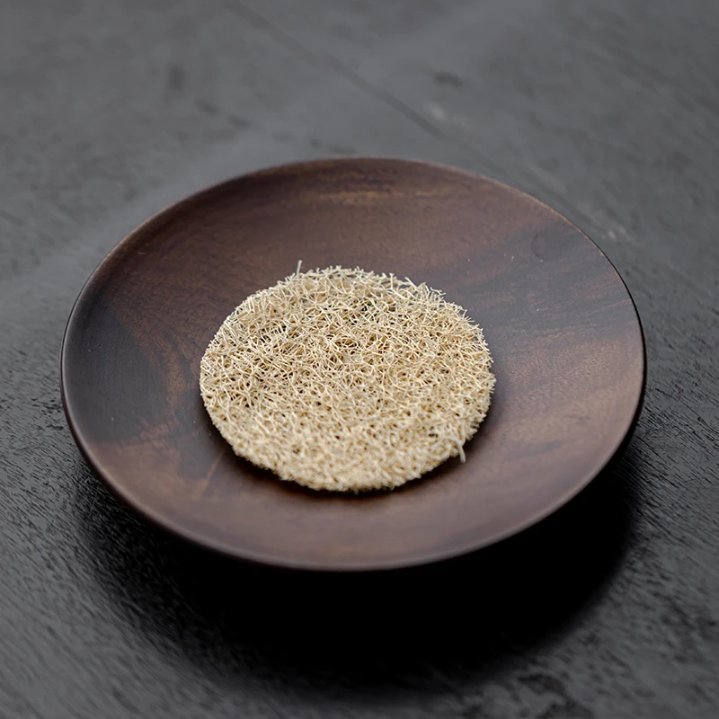 

Деревянный держатель для чайника из черного ореха, поднос для сухого заваривания, небольшой поднос для чая из цельного дерева, фиолетовая глиняная крышка для чайника, основание чаши, изысканный поднос для чая