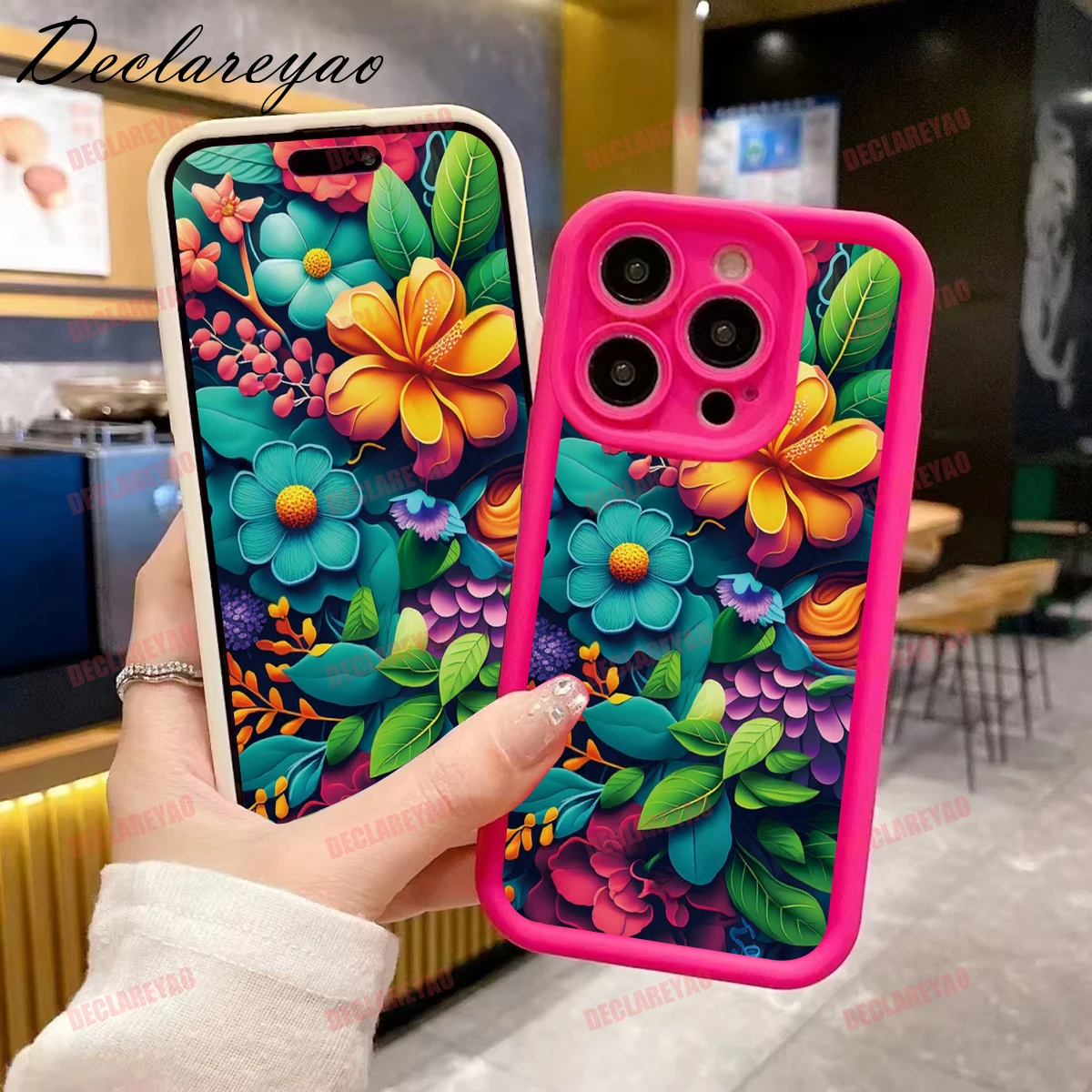 DECLAREYAO ماتي بولي يوريثان لينة خفيفة سليم حالات ل Realme C63 N63 C65 C75 C61 Q5 V25 Narzo 7 60 5 C71 13 14 9 يغطي حالة للصدمات