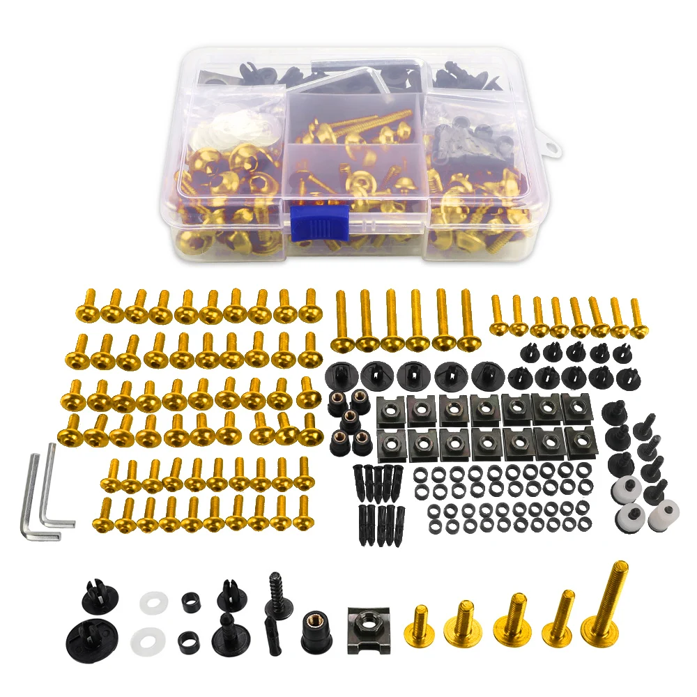 

For BMW F700GS R1250GS Adventure R1200GS LC ADV Edition R 1250 GS 2013-2023 Motorcycle Complete Set Of Fairing Bolts Nuts Screws