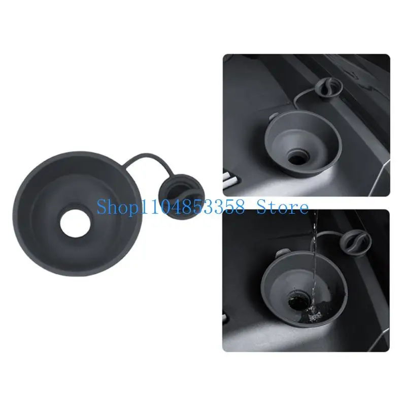 

652F Glass Water Inlets Funnel Fluid Reservoirs Tanks Bottle Lid For Y Car Windshield Wiper Arm Hole Cover