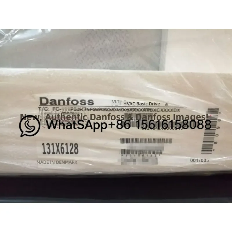 Original Danfoss FC-111P55KT4P20H3XXCXXXSXXXXAXBXCXXXXDX 131X6128 VFD Inverter Drive AC Motor Speed Controller Variable