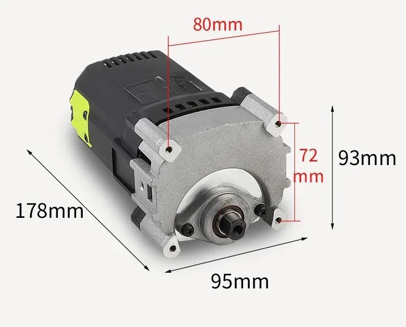 High-power Woodworking Electric Circular Saw Motor for Dust-free Saws, 4-inch Table