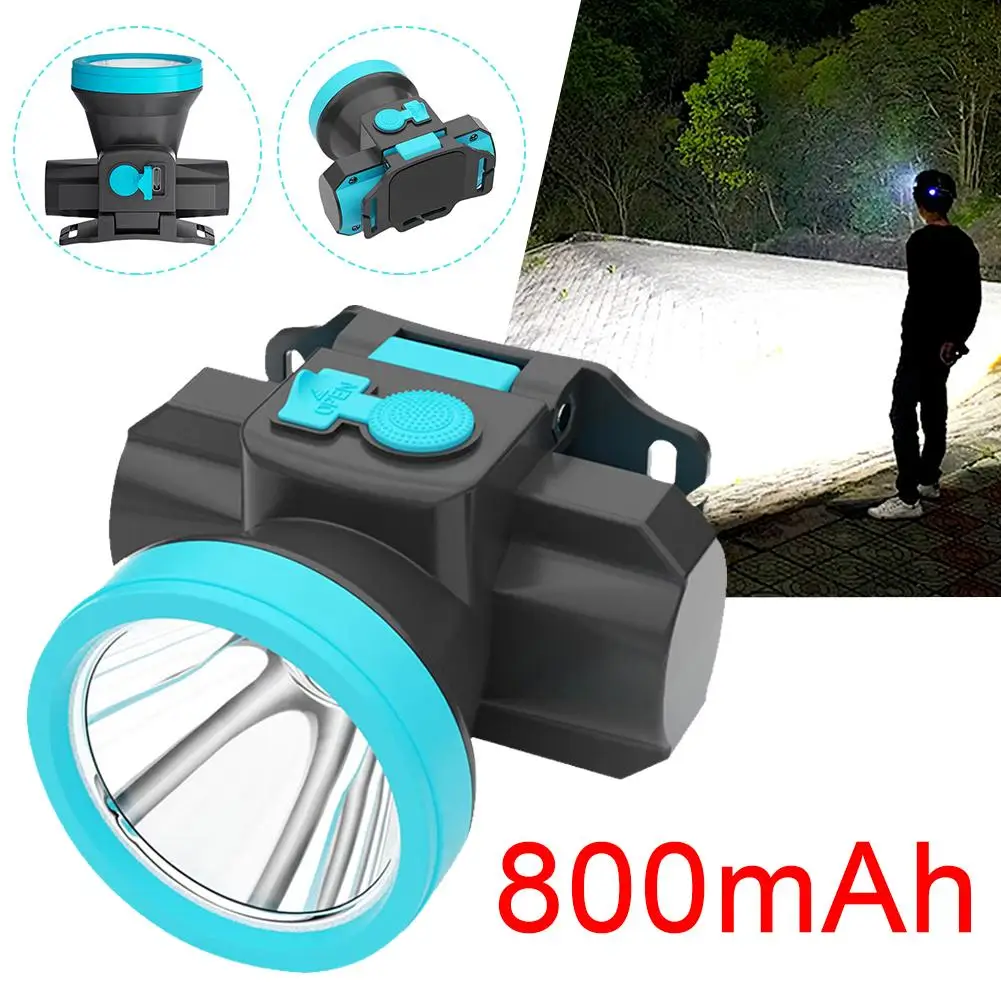 Lámpara Led de luz portátil, lámpara de luz recargable por Usb, linterna de pesca, antorcha de Camping, emergencia, ciclismo al aire libre B0a7