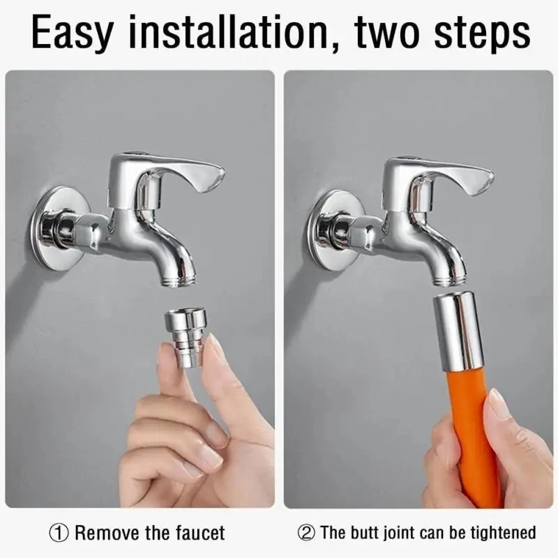 360° Rotation Universal Kitchen Faucet Extension Extender Adjustable Anti-Splash Rotating Flexible Hose Water Tap Nozzle view 3