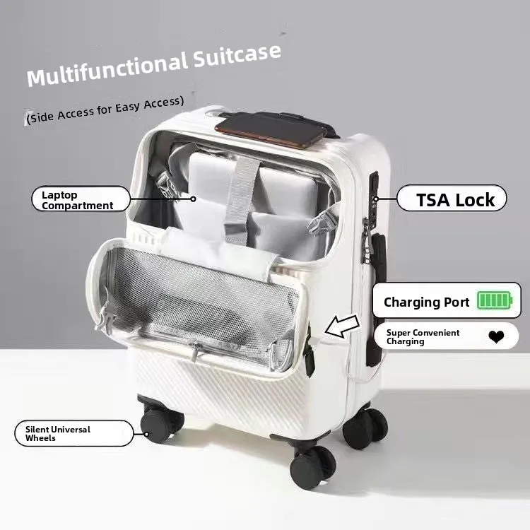 front-opening-lightweight-luggage-small-size-20-inch-carry-on-pull-rod-suitcase-travel-bag-student-friendly-waterproof-box