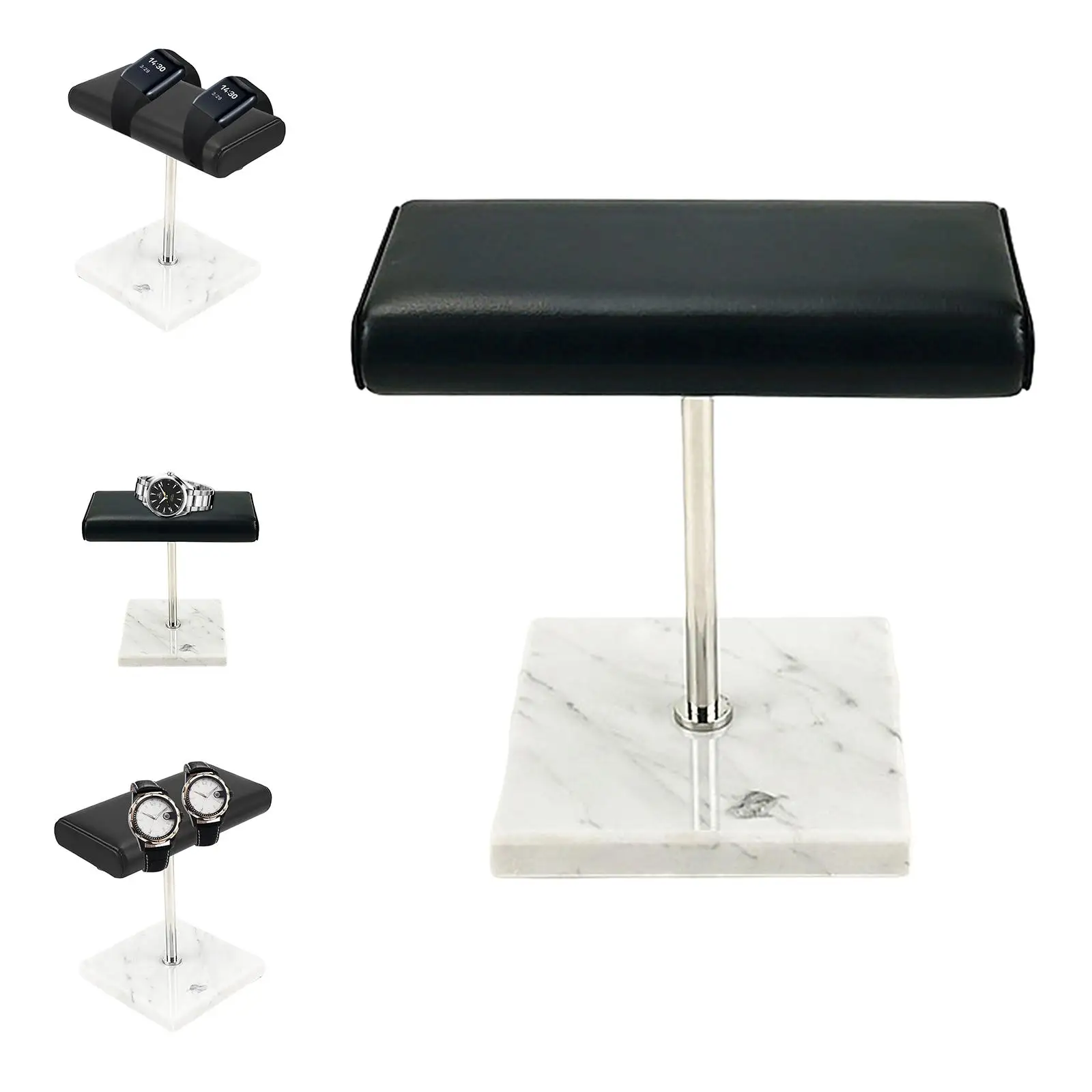 Handcrafted Leather & Marble Watch Display Stand , Modernity ,