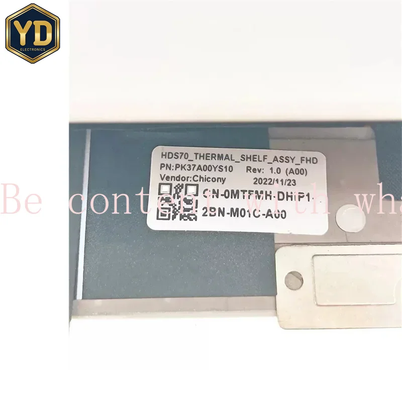 

YD New Original Laptop Replace Air Outlet Heat Dissipation Port Cover For Dell Alienware X17 R2 FHD MTFMH 0MTFMH 05GFP7 With Lig